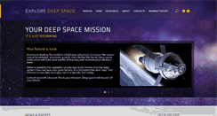 Desktop Screenshot of exploredeepspace.com