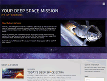 Tablet Screenshot of exploredeepspace.com